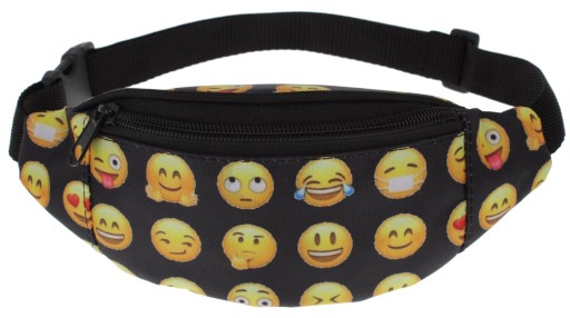 Saszetka nerka Emoji dla dziecka Emotki Full Print