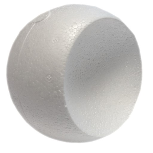 STYROPIAN BOMBKI KULE 10cm WKLĘSŁA 1szt 0254