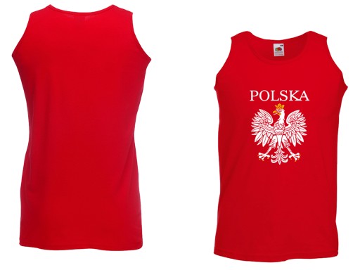 KOSZULKA ATHLETIC - POLSKA FRUIT OF THE LOOM XXL