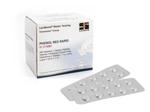 20 X Tabletki do Testera Pomiaru Mierzenia pH Wody Basen Jacuzzi PHENOL RED