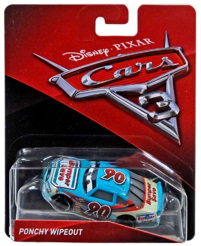 PONCHY WIPEOUT - 90 Bumper Save Auta 3 Cars Mattel