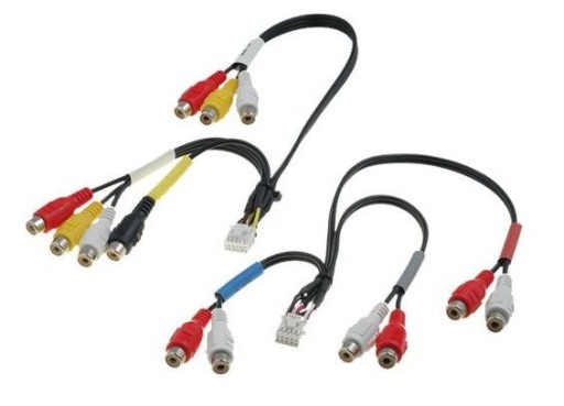 ZŁĄCZE CINCH ALPINE INA-W900 10/12pin AV RCA