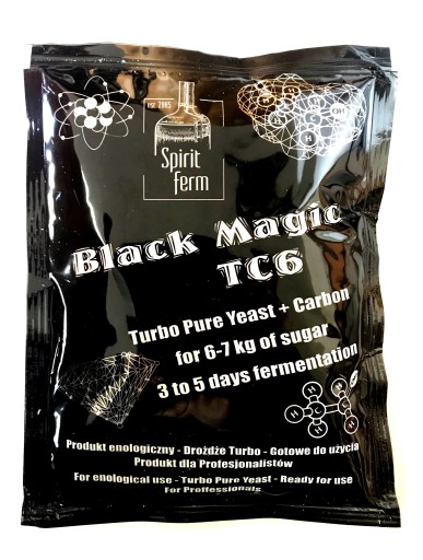 DROŻDŻE GORZELNICZE SPIRIT FERM BLACK MAGIC TC6