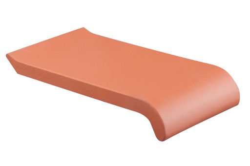 Parapety Zewnętrzne Ceramiczne 16 cm CEGLASTY mat