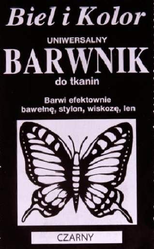 BARWNIK DO TKANIN UBRAŃ BARWNIKI 10g farba 31 kol.