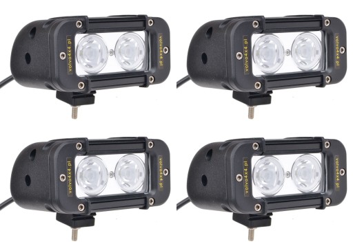 4x LAMPA PANEL HALOGEN SPOT LED 20W Off-Road 80W