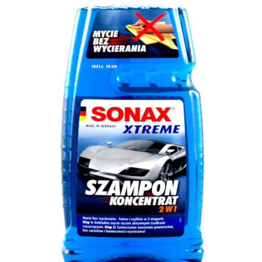 SONAX XTREME SZAMPON z WOSKIEM bez wycierania bez zacieków NANO 331