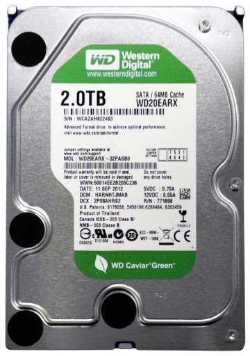 DYSK TWARDY WD 2TB 64MB SATA 3 7200RPM 2000GB