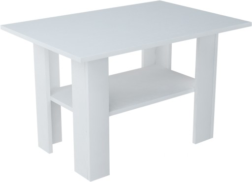 Ława stolik kawowy Ł1 BIAŁY 87x60x55cm z półką ROB