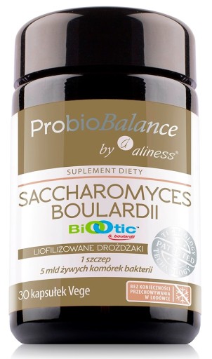 Probiotyk SACCHAROMYCES BOULARDII 5 mld Aliness