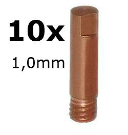 Końcówka prądowa MB15, drut fi1,0 M6x25mm -10szt