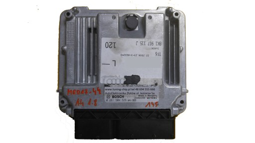 ECU AUDI A4 1.8 TFSI 8K1907115J 0261S04326 DOPISZĘ