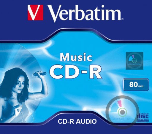 Verbatim CD-R Audio Music 1szt LOGO