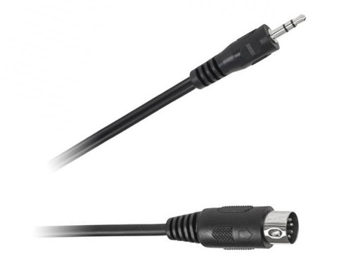 PRZEWÓD AUDIO KABEL DIN 5 - MJS 3,5mm 1,2M 2289