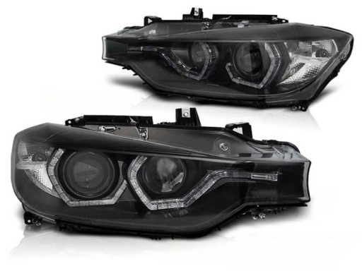 LAMPY BMW 3 F30 F31 RINGI LED DO JAZDY DZIENNEJ XENON