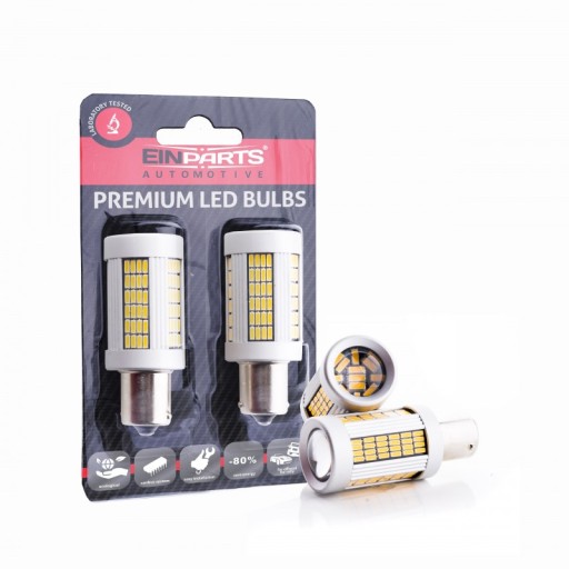 EPL159 1156 P21W 135 SMD 4014 CANBUS POMARAŃCZOWY