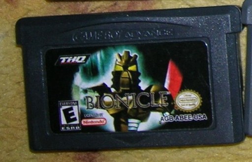 Gra na GBA bionicle z anglii