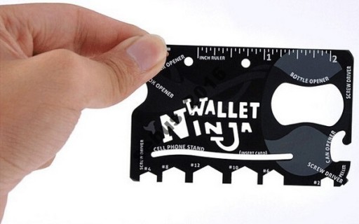 ORYGINALNA KARTA PRZETRWANIA NINJA WALLET 18w1