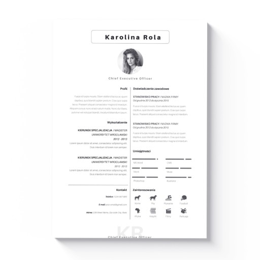 SZABLON CV + LIST MOTYWACYJNY EDYCJA W MS WORD