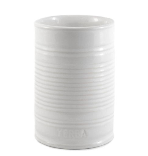 Matero Ceramiczne puszka BIAŁA 300 ml yerba mate