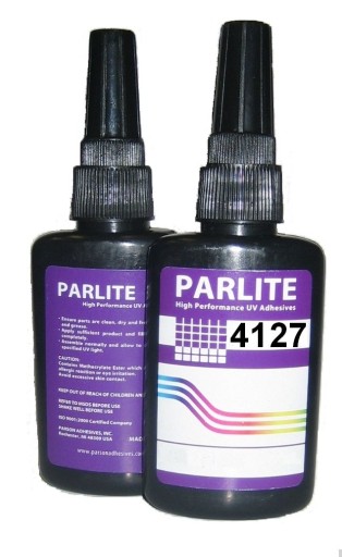 KLEJ UV PARLITE 4127 SZKŁO METAL 50ml 100% PRZEŹROCZYSTY ŚREDNIA LEPKOŚĆ