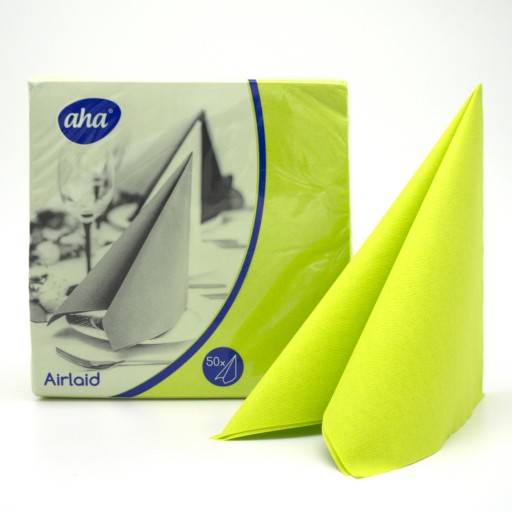 SERWETKI FLIZELINOWE 40X40 KIWI LEMONKA - 50 SZT