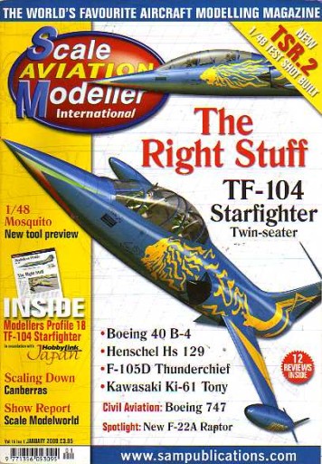 SCALE AVIATION MODELLER 1/2009 UK