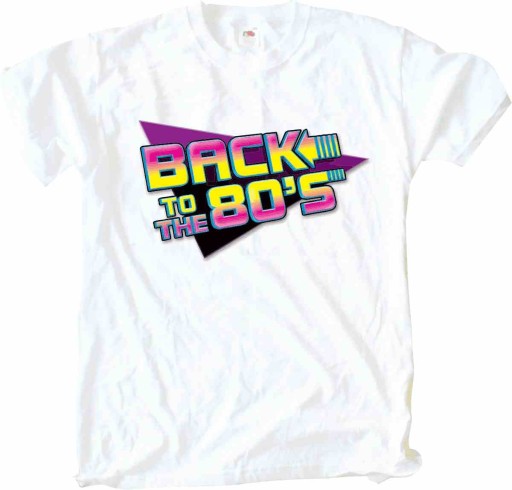 Back to the 80s 90s, T-shirt Koszulka
