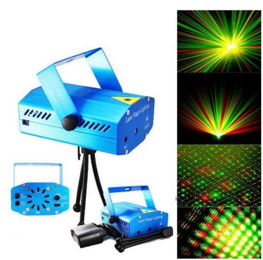 PROJEKTOR LASEROWY LASER SWIĄTECZNY LEDOWY LED 3D