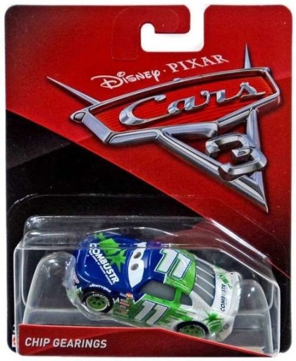 CHIP GEARINGS Combustr #11 Auta Cars Disney Mattel