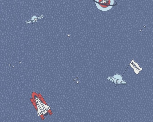 TAPETA ESPRIT KIDS DZIECI KOSMOS UFO NIEBO 1088-14