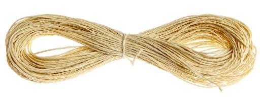 SZNUREK PAPIEROWY SŁOMKOWY 48m 1,5-2mm ŚR.