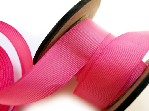WSTĄŻKA TASIEMKA RYPS RYPSOWA BARBIE PINK 40mm/R24