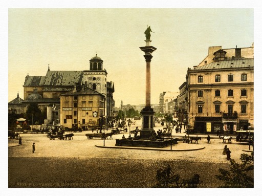 WARSZAWA Kolumna Zygmunta 1890 r.