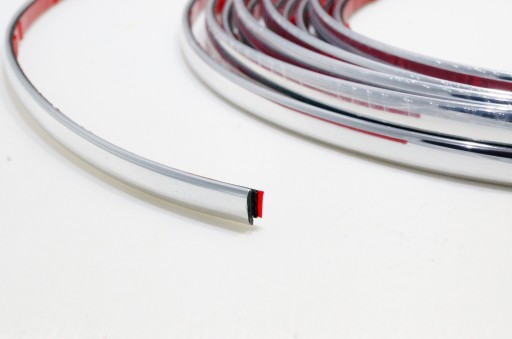 LISTWA OZDOBNA CHROM POŁYSK CHROMOWANA 12X3mm