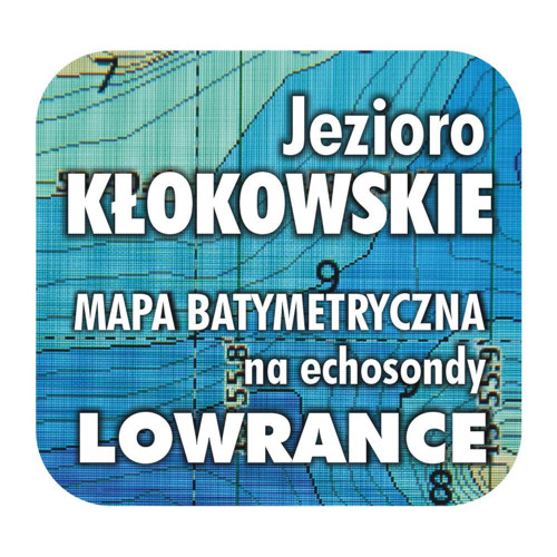 Jezioro Kłokowskie mapa batymetryczna Lowrance BG