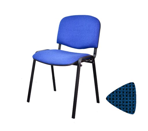 Krzesło Konferencyjne Niebiesko-Czarne ISO TMB
