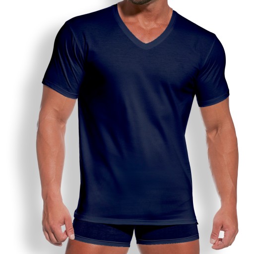 CORNETTE Authentic 201NEW Koszulka męska jeans L