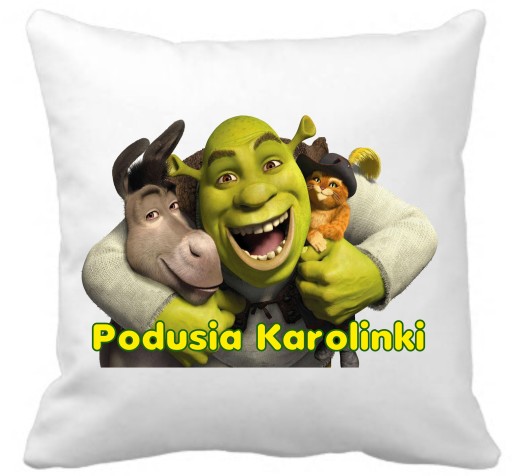 SHREK FOTO PODUSZKA Mikrofibra+IMIĘ