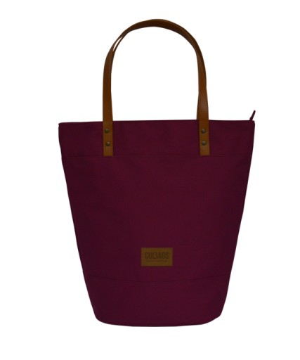 Torba rowerowa SHOPPER ELEGANCE bordo na bagażnik