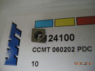 Płytka diamentowa CCMT060202 PDC Aluminium