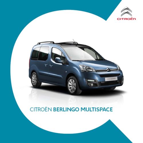 Citroen Berlingo Multispace prospekt 2016 Austria