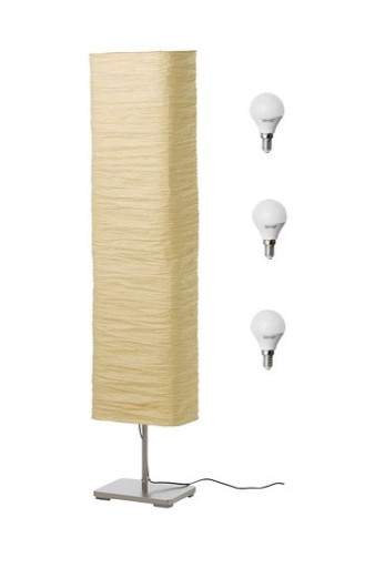 IKEA MAGNARP Lampa podłogowa 144 cm + 3 x ŻARÓWKA