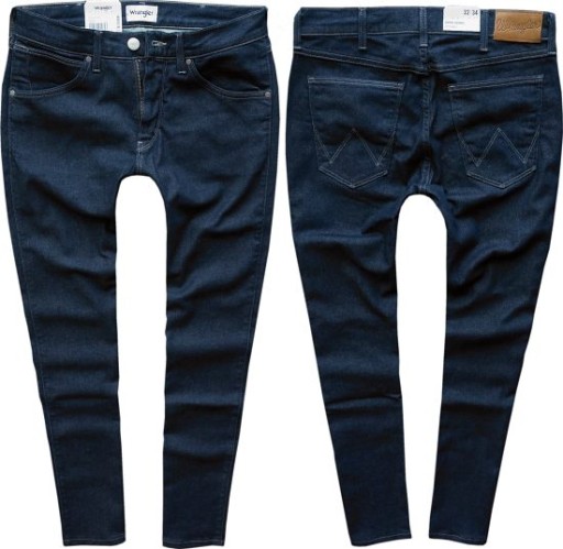 WRANGLER STRANGLER jeansy rurki skinny