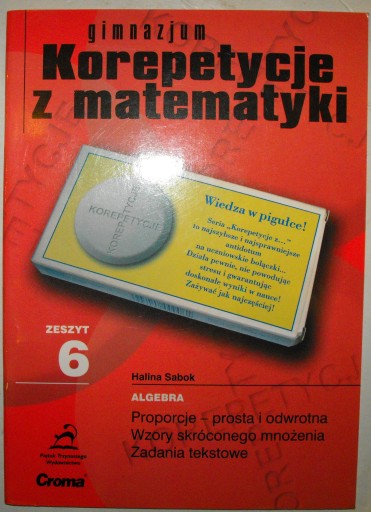 Gimnazjum korepetycje z matematyki 6 Sobak