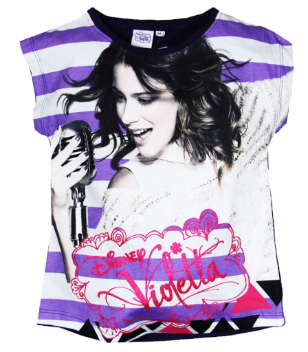 VIOLETTA KOSZULKA DZIEWCZĘCA T-SHIRT DISNEY 116