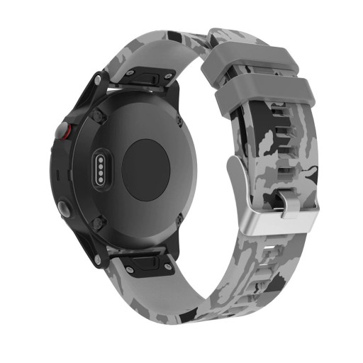 Pasek do GARMIN Fenix 5 QuickFit GREY ARMY wojsko