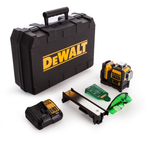 laser DeWalt DCE089D1G akumulatorowy 10,8V zielony baterie samopoziomujący