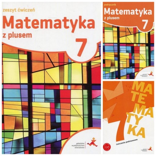 Matematyka z plusem 7 Podręcznik + 2 x Ćwiczenia