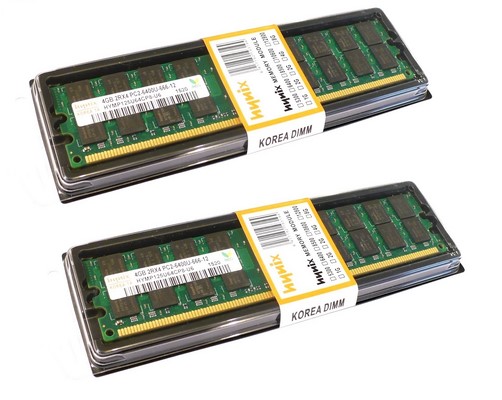 HYNIX 8GB 800MHZ DDR2 PAMIĘĆ RAM 2x4GB NOWA DO AMD